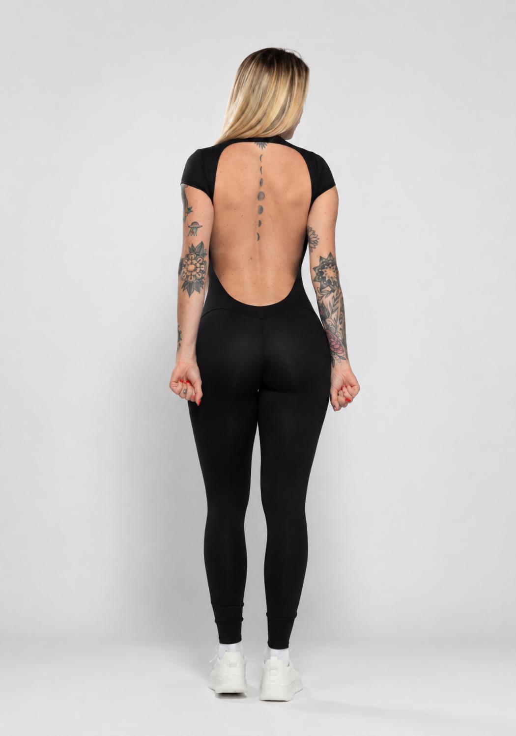 Macacão Manhattan Open-Back — Preto