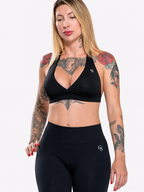 Top Laguna V-Neck — Preto