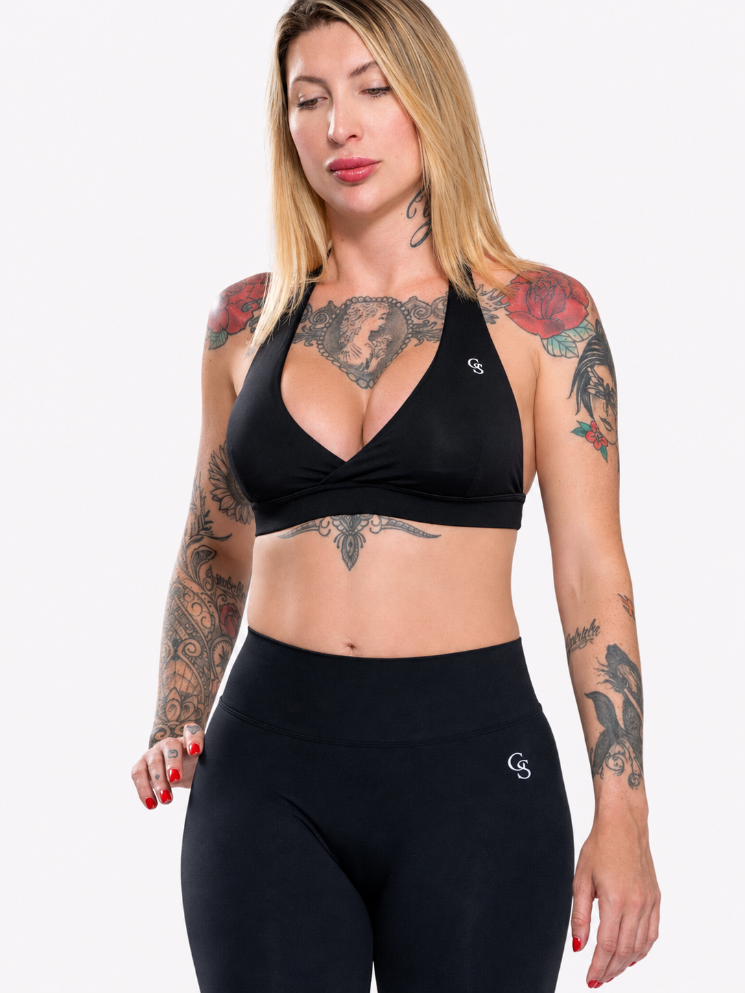 Top Laguna V-Neck — Preto
