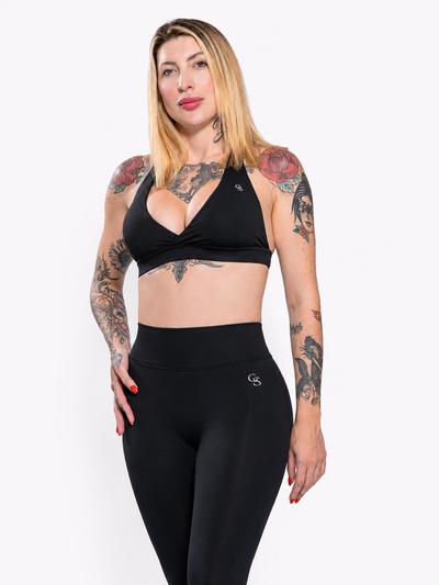 Top Laguna V-Neck — Preto