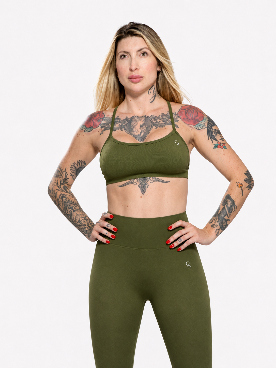 Legging Miami Second-Skin — Verde Militar