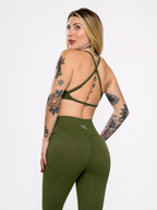 Legging Miami Second-Skin — Verde Militar