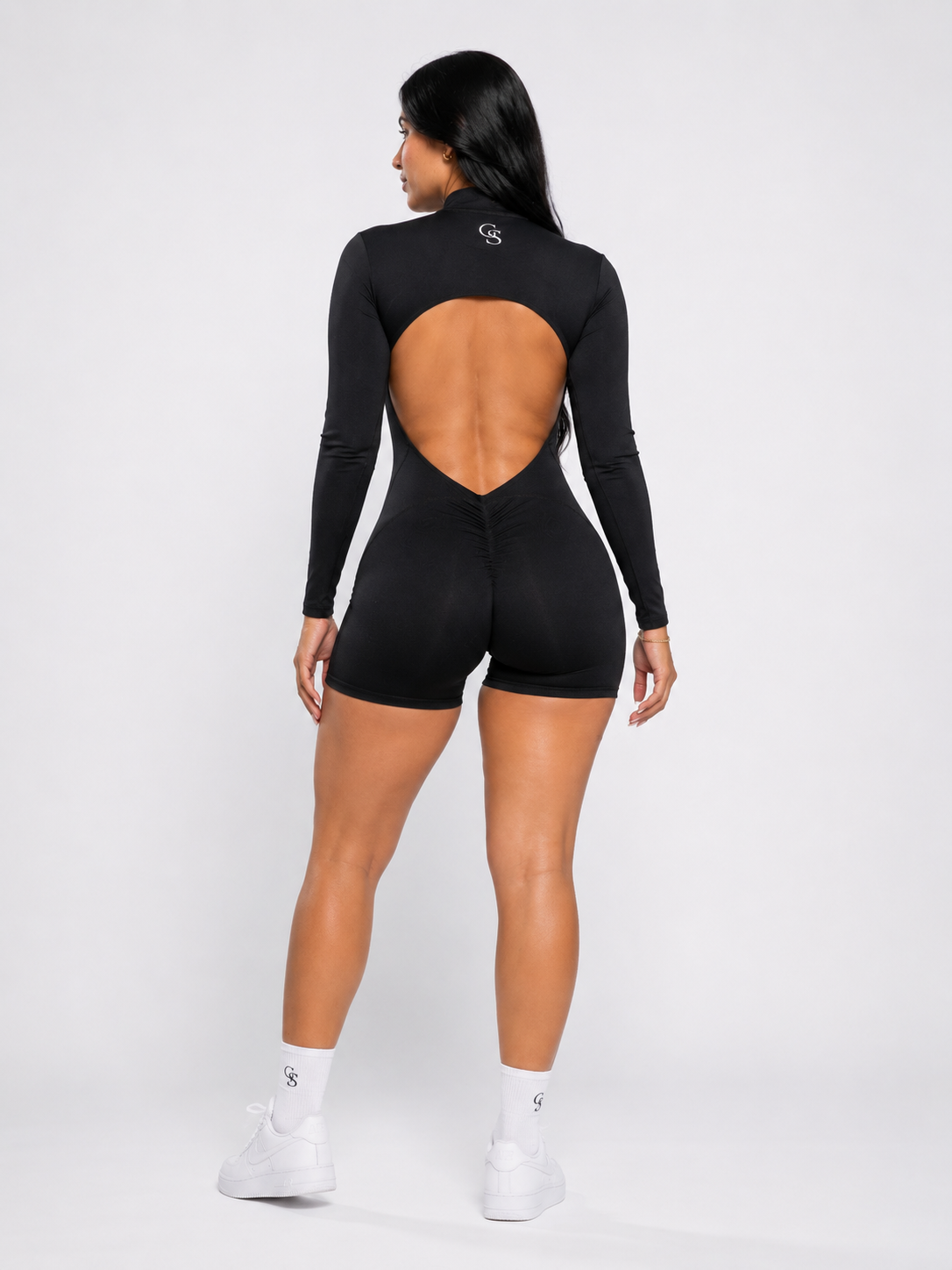 Macacão Soho Long-Sleeve — Preto