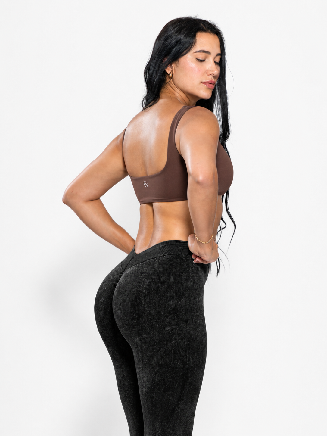 Legging Sedona Stone-Wash — Preto