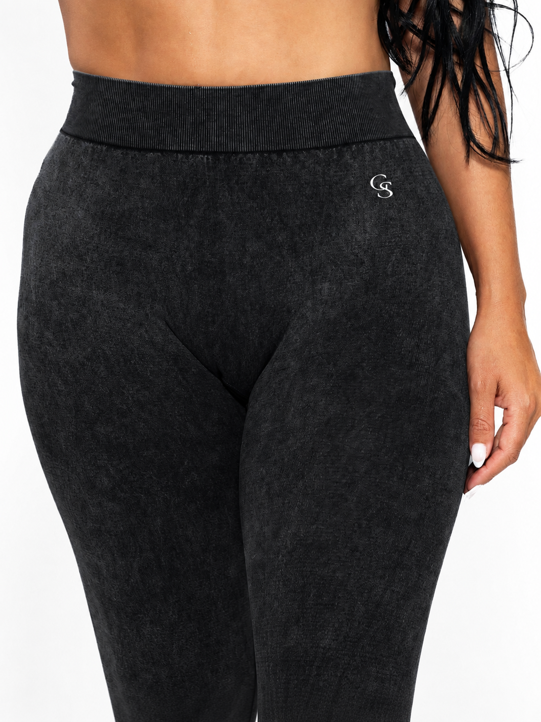 Legging Sedona Stone-Wash — Preto