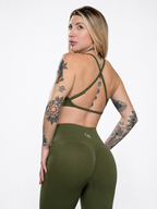 Top Miami Second-Skin — Verde Militar