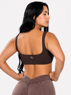 Top Savannah Straight-Neck — Preto