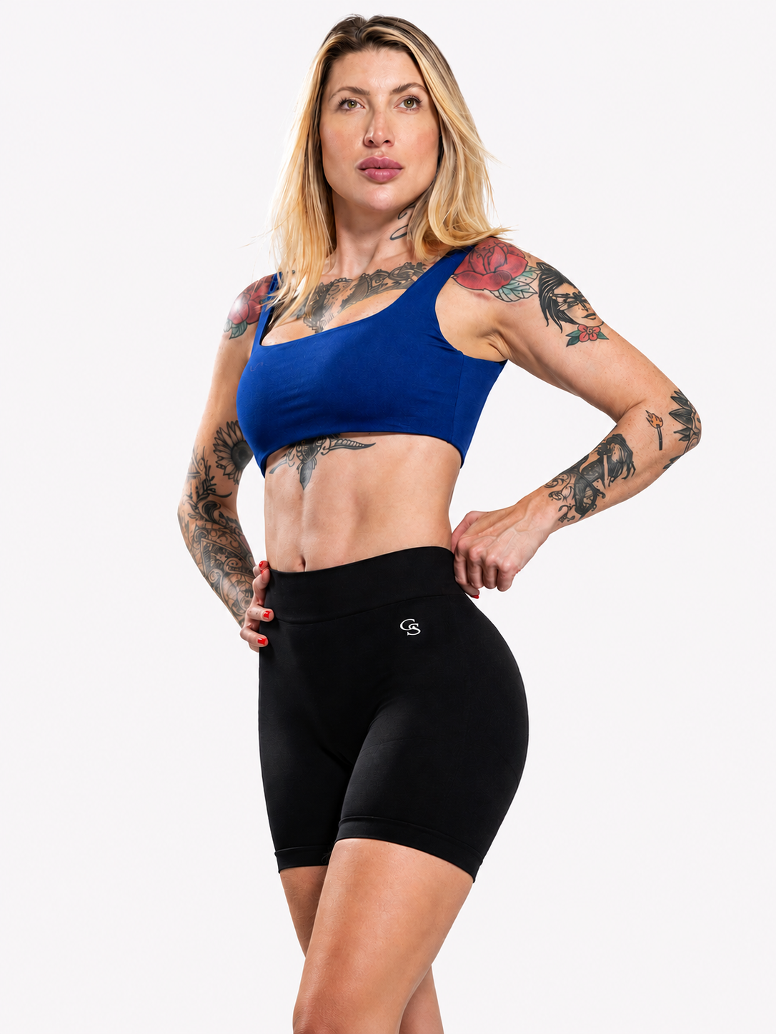 Top Savannah Straight-Neck — Azul Marinho