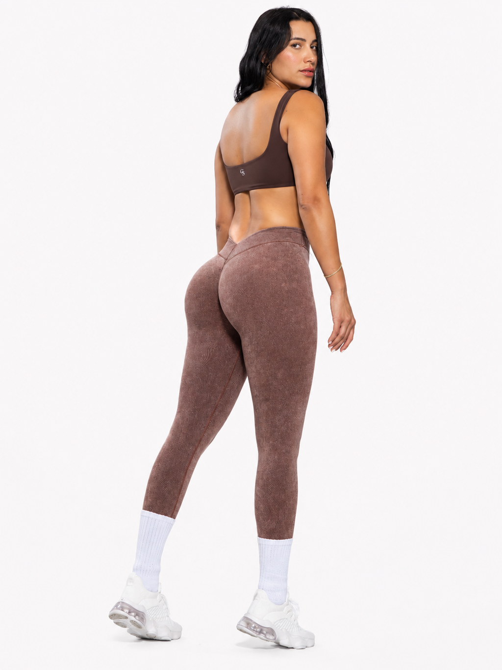 Legging Sedona Stone-Wash — Marrom