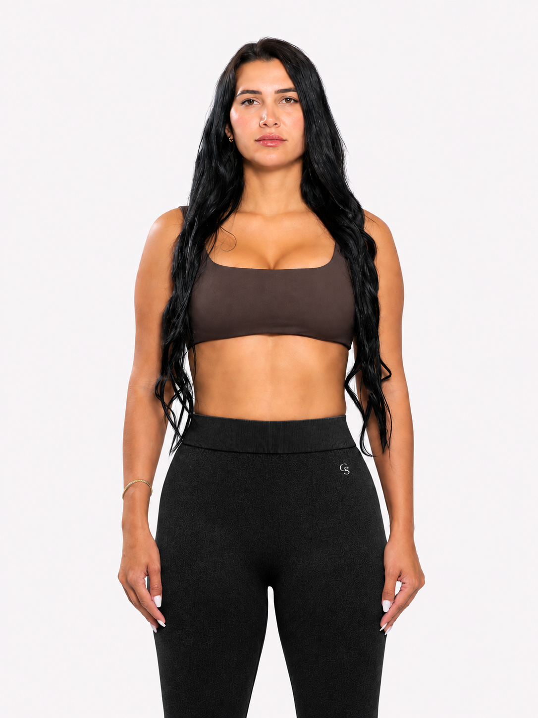 Legging Sedona Stone-Wash — Marrom