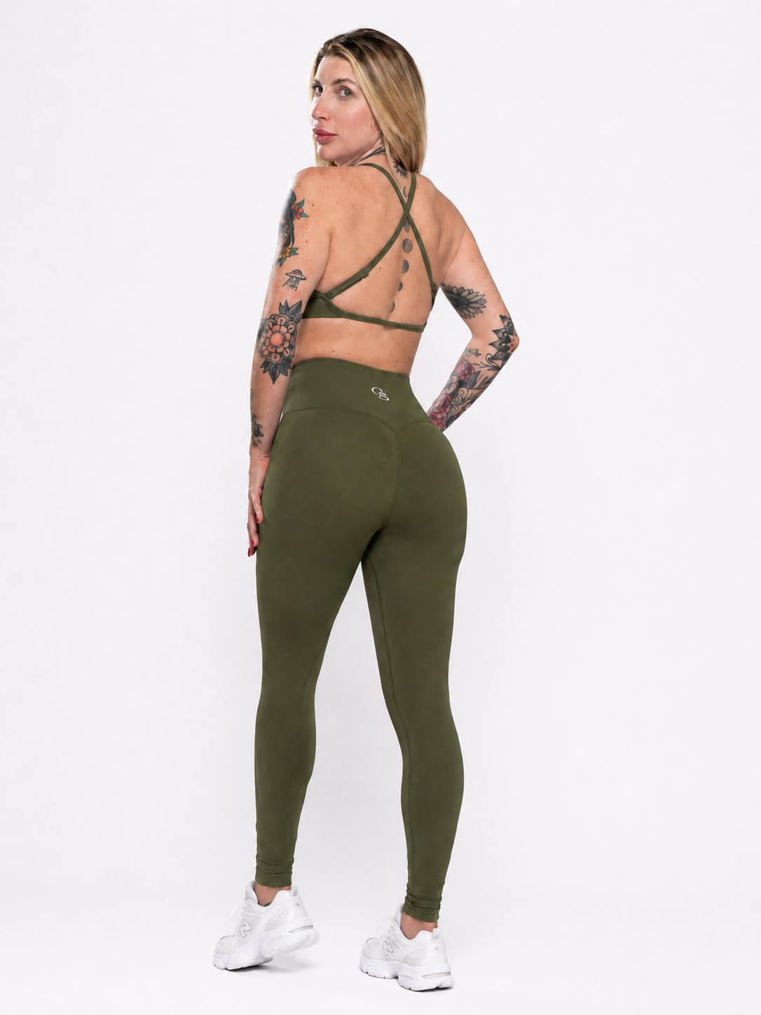 Legging Miami Second-Skin — Verde Militar